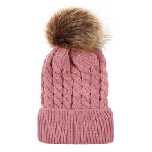 Load image into Gallery viewer, Adorable Kids Knitted Pom Pom Beanie