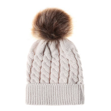 Load image into Gallery viewer, Adorable Kids Knitted Pom Pom Beanie