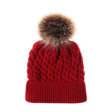 Load image into Gallery viewer, Adorable Kids Knitted Pom Pom Beanie