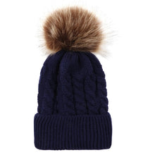 Load image into Gallery viewer, Adorable Kids Knitted Pom Pom Beanie