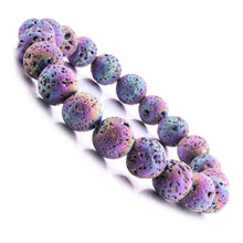 Load image into Gallery viewer, 8/10MM Lava Stone Bracelet ll Aromatherapy