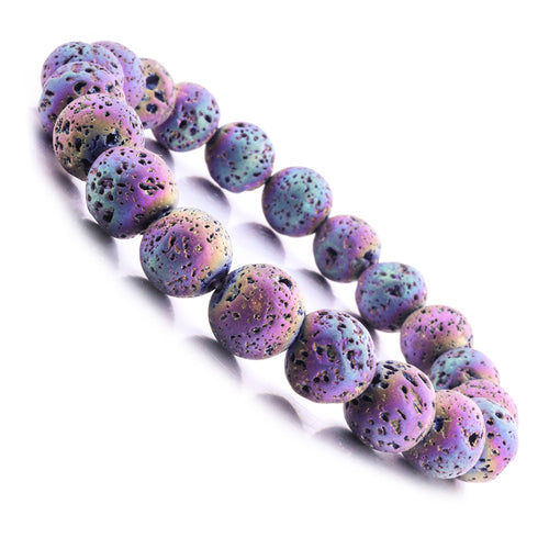 8/10MM Lava Stone Bracelet ll Aromatherapy
