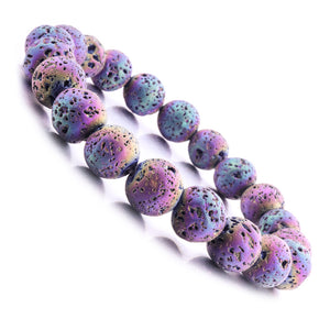 8/10MM Lava Stone Bracelet ll Aromatherapy