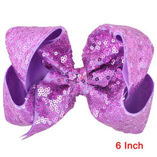 Load image into Gallery viewer, 8 inch +6 Inch Large Glitter Bows