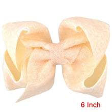 Load image into Gallery viewer, 8 inch +6 Inch Large Glitter Bows
