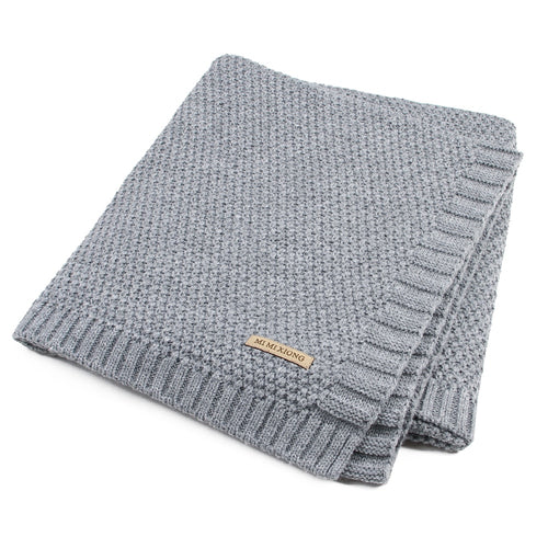 Knitted Baby + Toddler Blanket  ll Soft + Chic